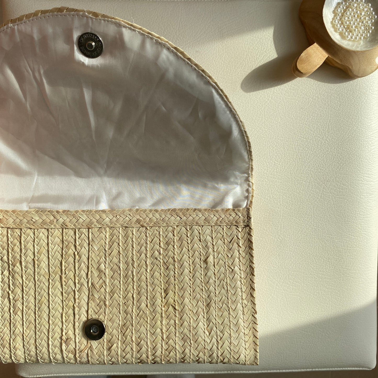Sea Shell Rattan Bag | Natural