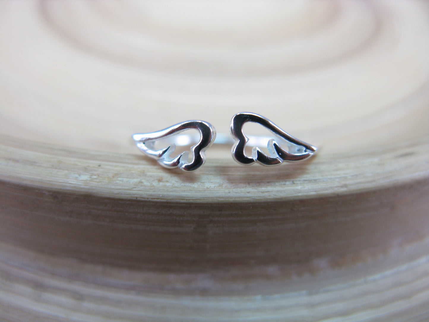Double Wing Ring in 925 Sterling Silver