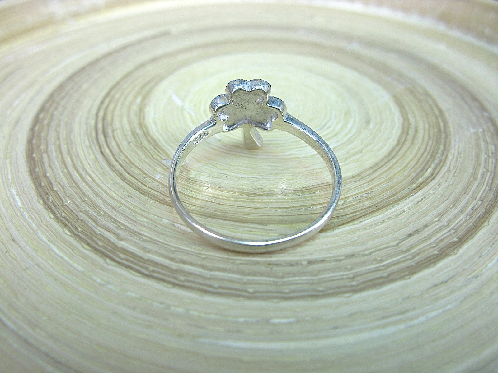 Marcasite Flower Vingtage Oxidized 925 Sterling Silver Ring Ring Faith Owl - Faith Owl