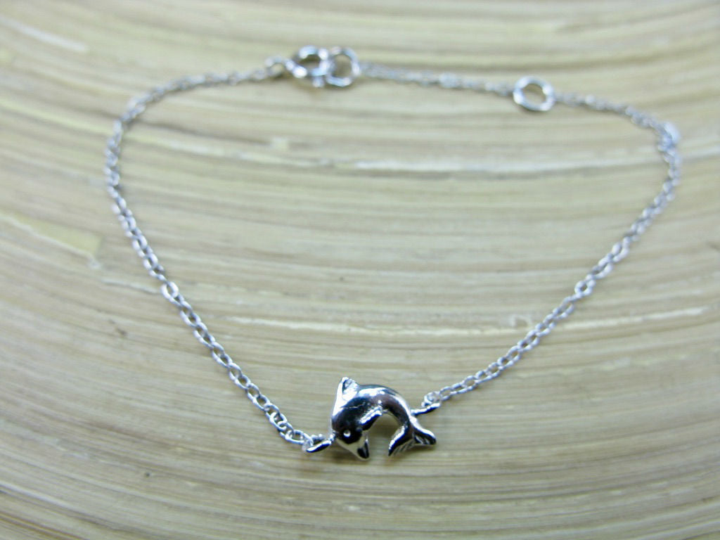 Children Dolphin 925 Sterling Silver Bracelet