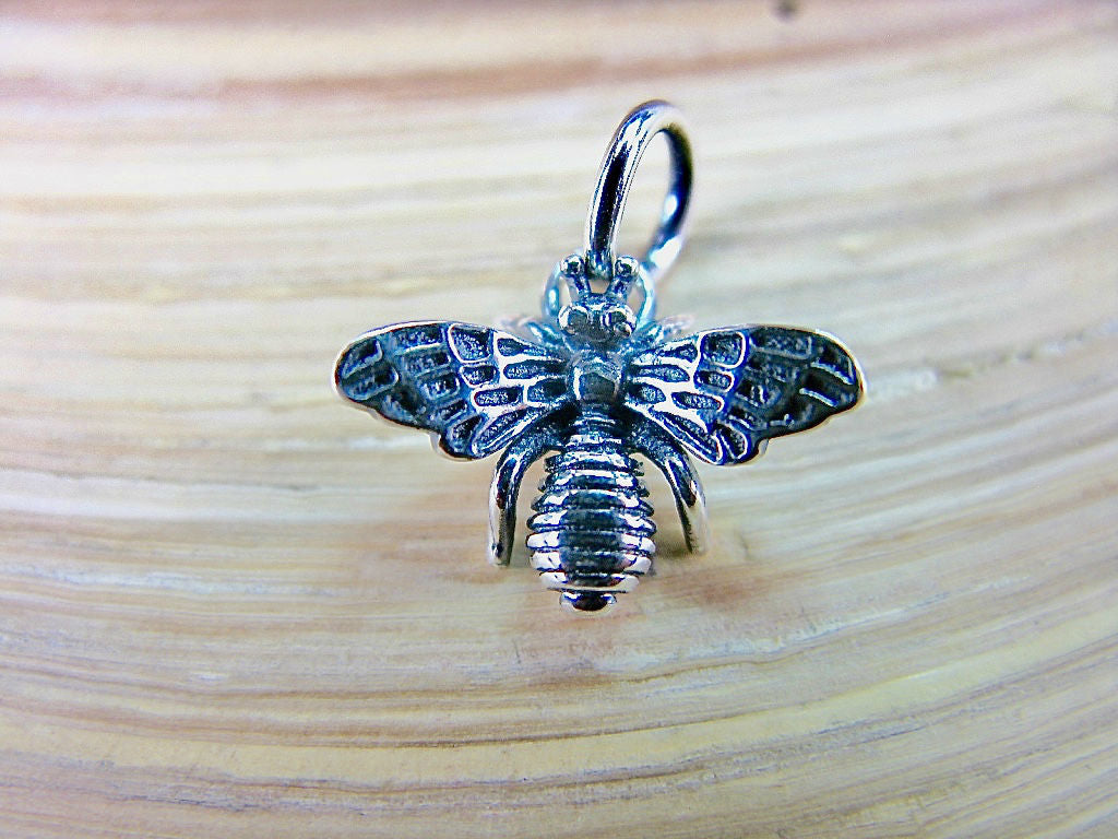 Fly Insect 925 Sterling Silver Pendant Necklace