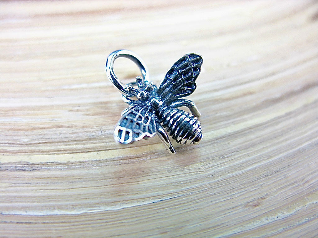 Fly Insect 925 Sterling Silver Pendant Necklace
