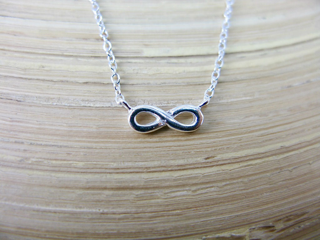 Infinity 925 Sterling Silver Pendant Chain Necklace