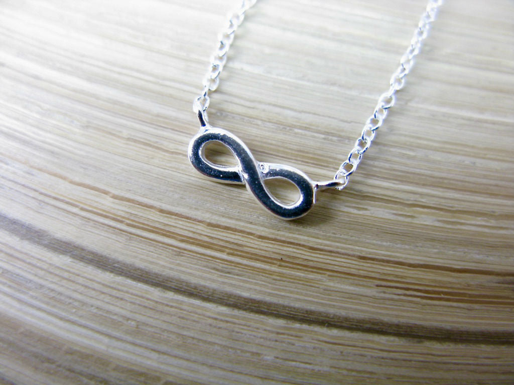 Infinity 925 Sterling Silver Pendant Chain Necklace