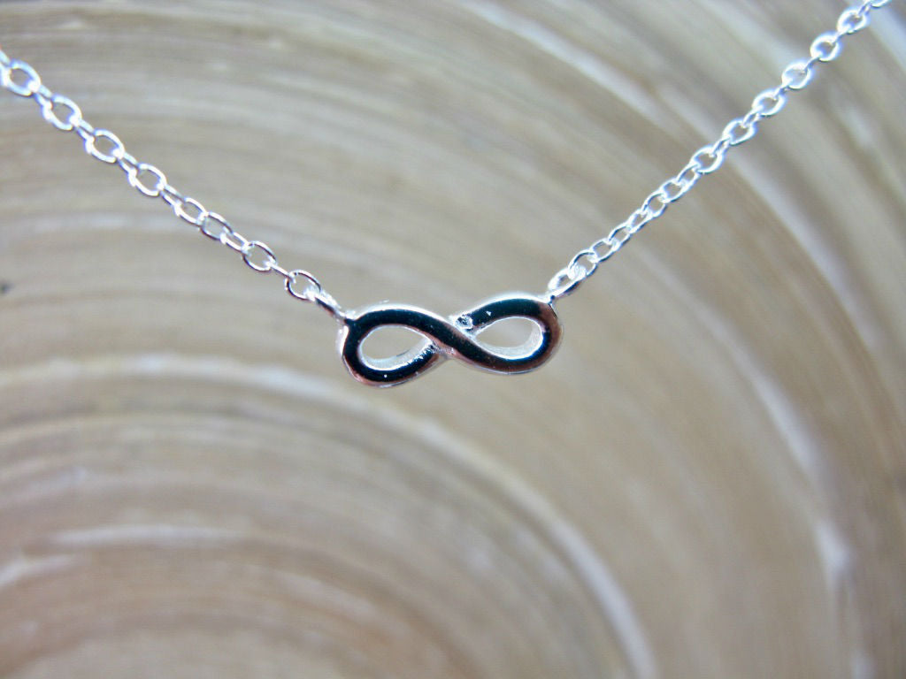 Infinity 925 Sterling Silver Pendant Chain Necklace