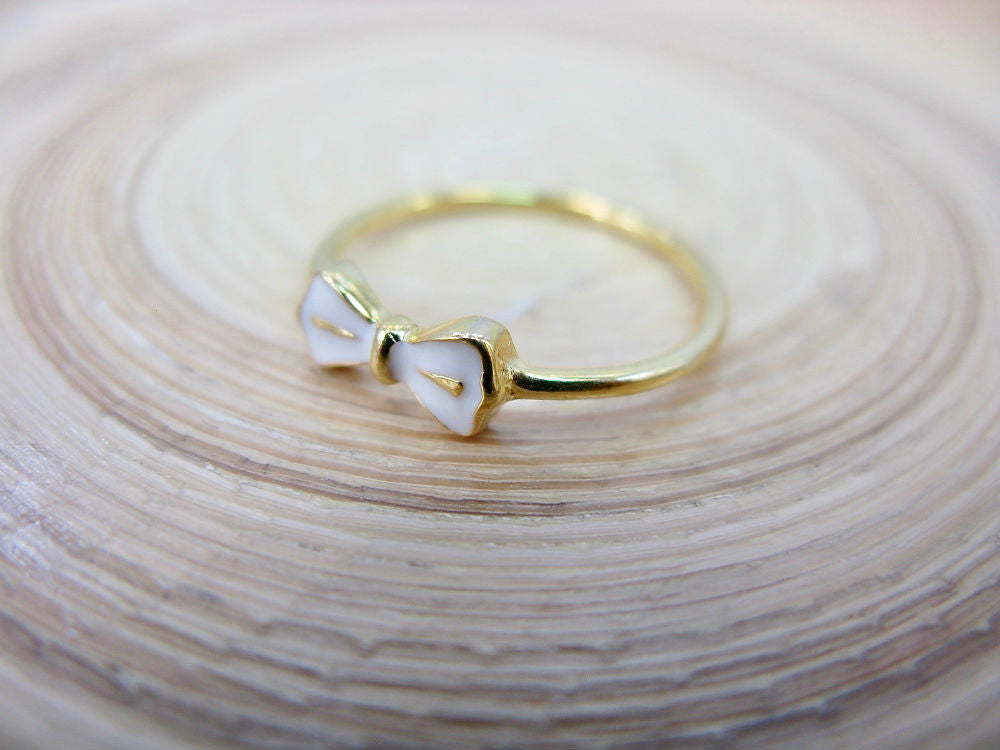 Ribbon Bow 925 Sterling Silver Ring