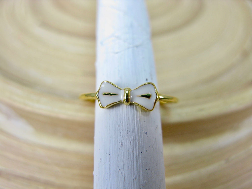 Ribbon Bow 925 Sterling Silver Ring