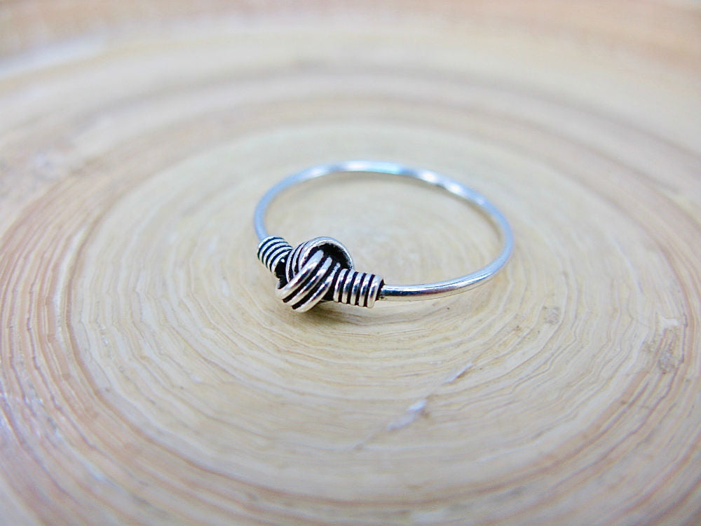 Balinese Oxidized Ring in 925 Sterling Silver