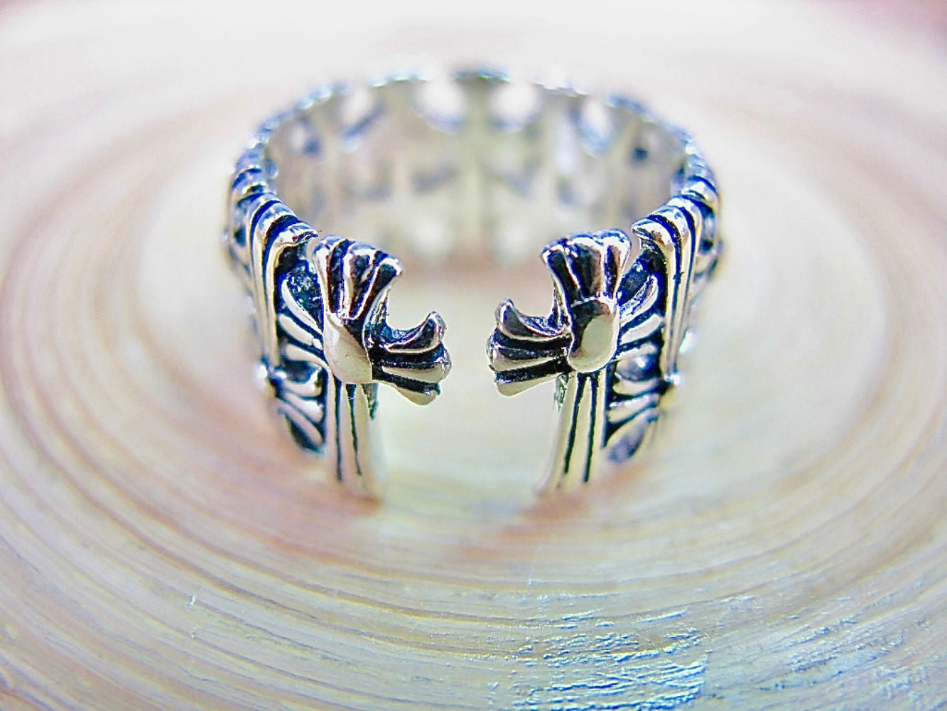 Cross Eternity 925 Sterling Silver Ring