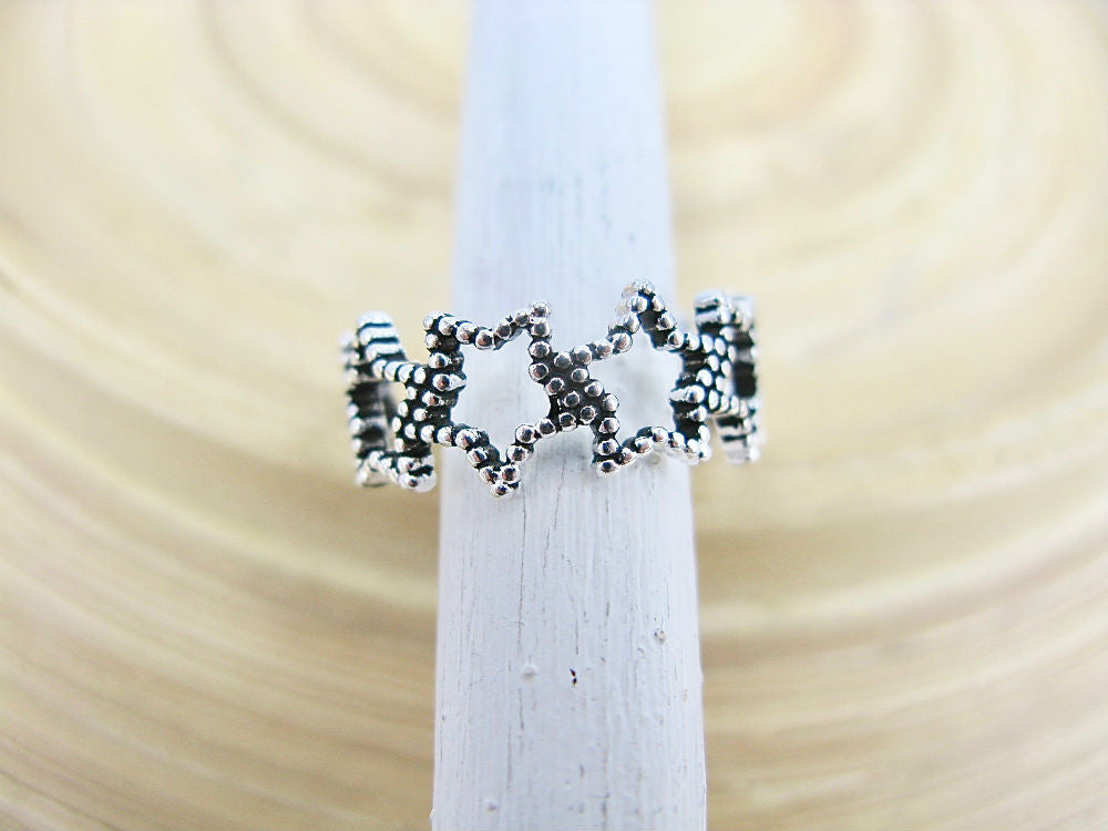 Star Filigree 925 Sterling Silver Ring