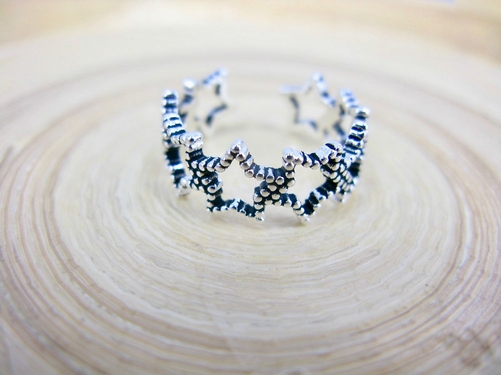 Star Filigree 925 Sterling Silver Ring