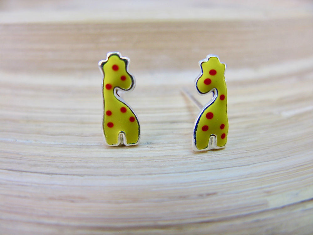 Giraffe 925 Sterling Silver Stud Earrings