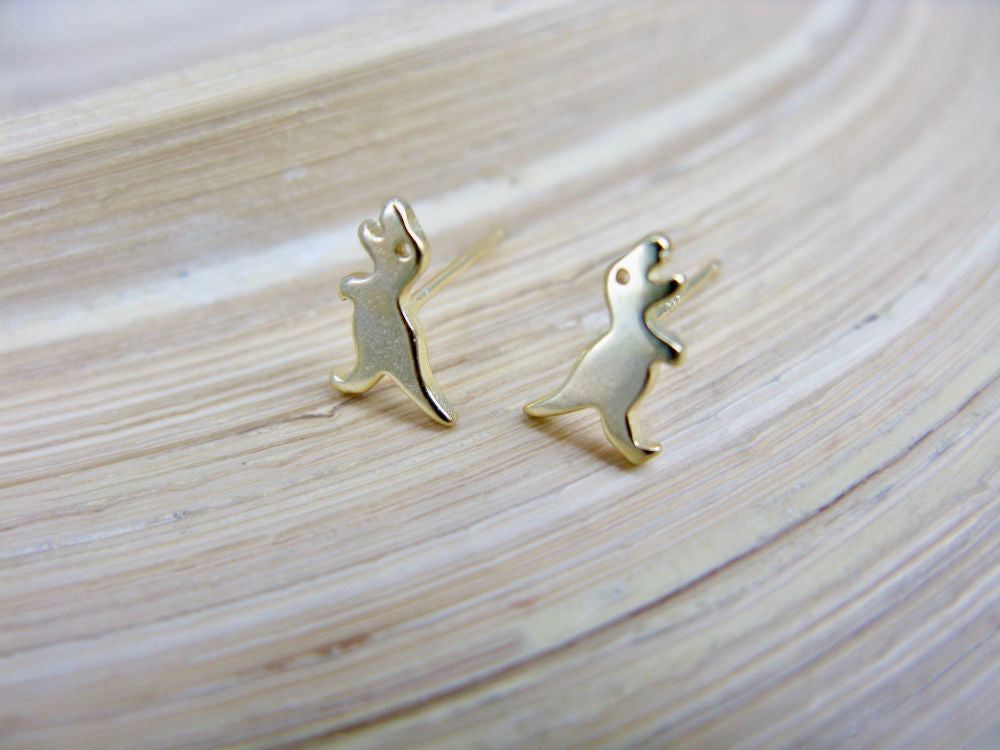 Dinosaur 925 Sterling Silver Stud Earrings