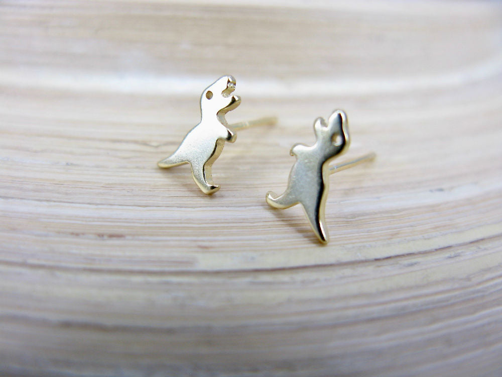 Dinosaur 925 Sterling Silver Stud Earrings