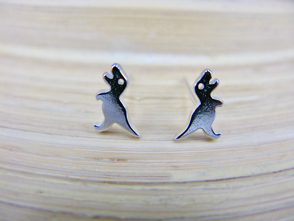 Dinosaur 925 Sterling Silver Stud Earrings