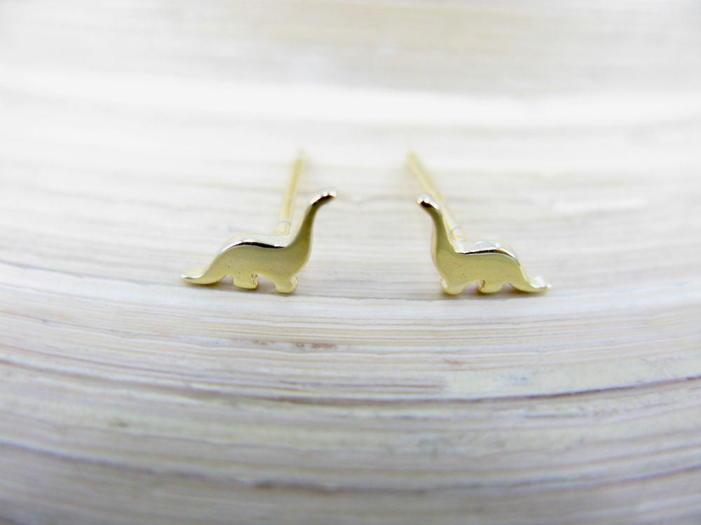 Dinosaur 925 Sterling Silver Stud Earrings
