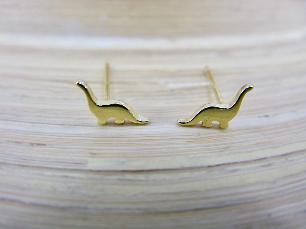 Dinosaur 925 Sterling Silver Stud Earrings