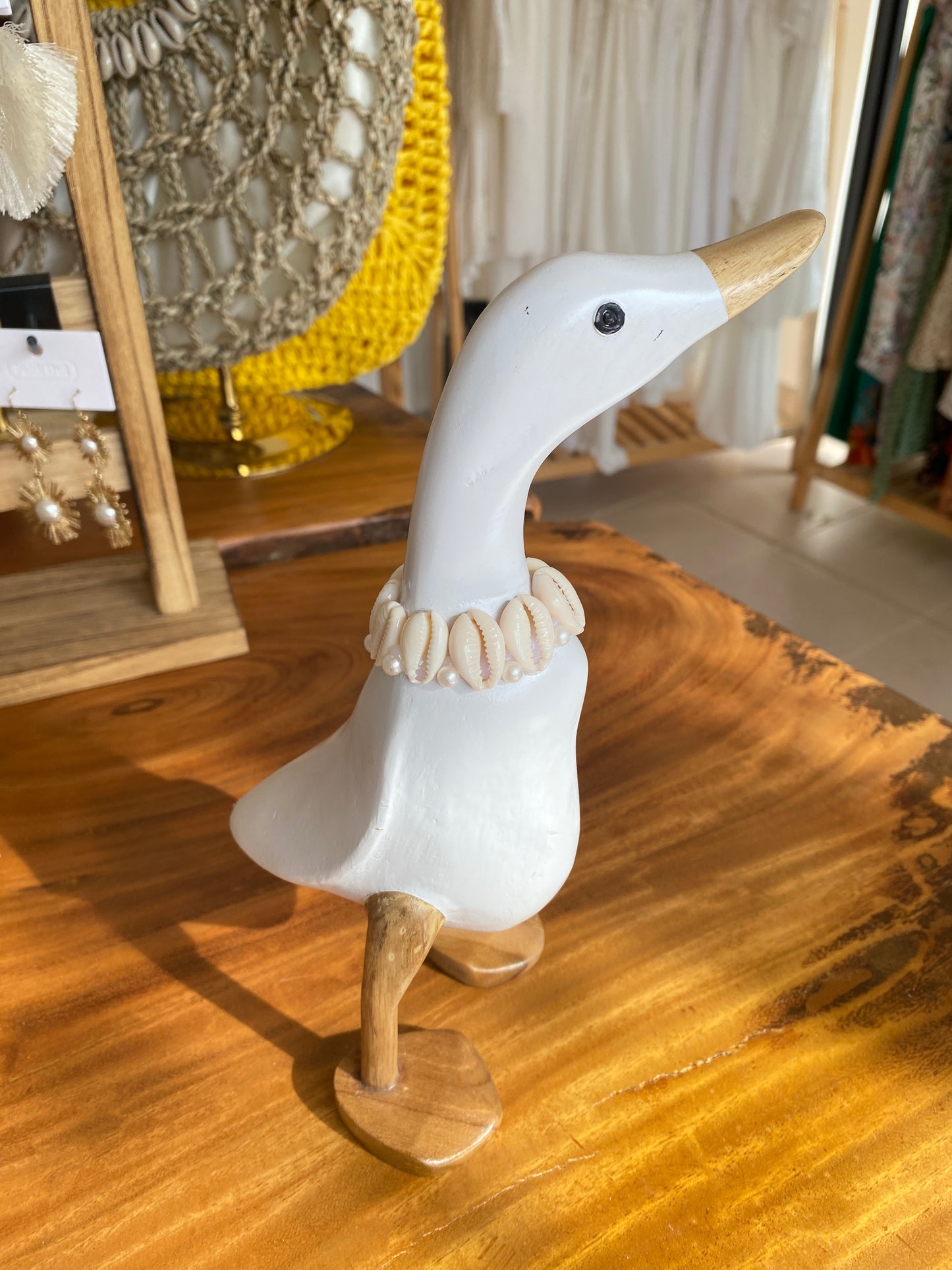 Wooden Hand Carved Duck