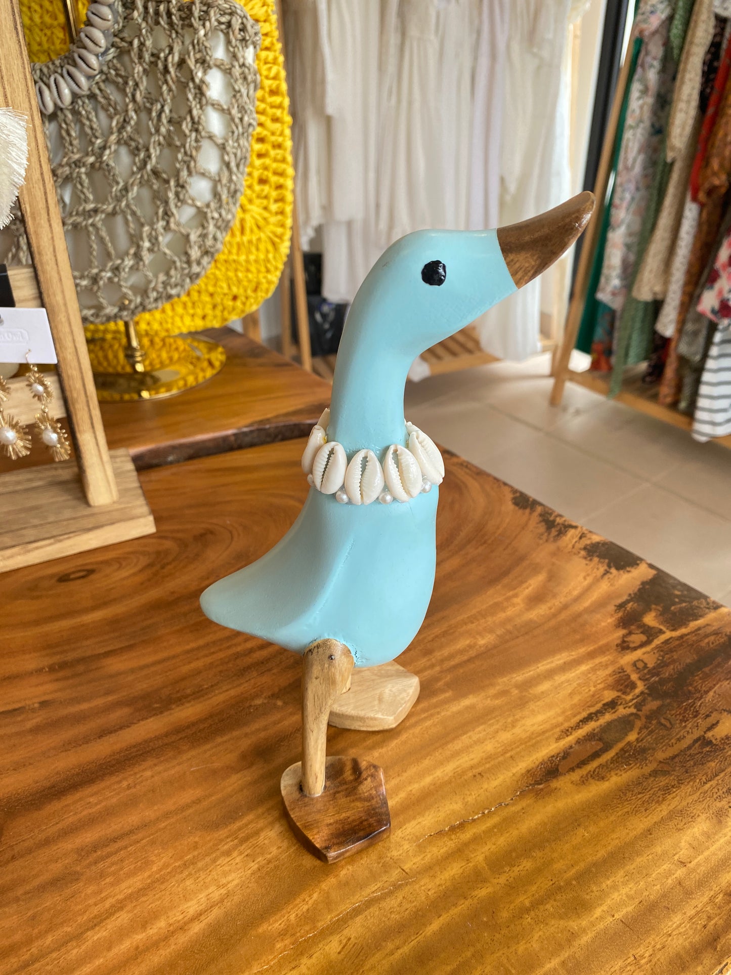 Wooden Hand Carved Duck