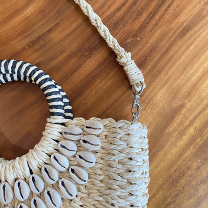 Natural Sea Shell Bag | Beige