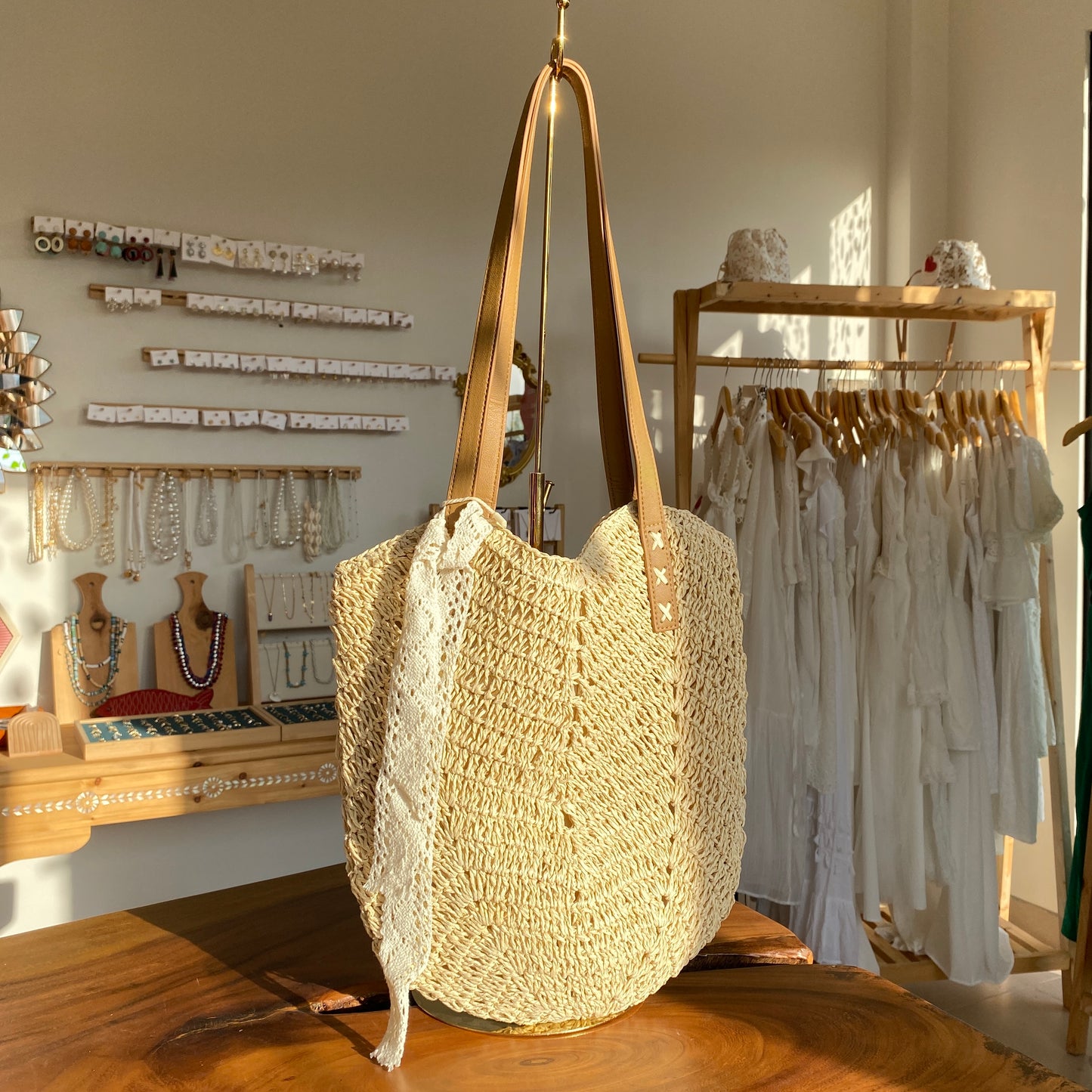 Natural Straw Bag