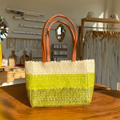 Handwoven Rattan Bag | Medium