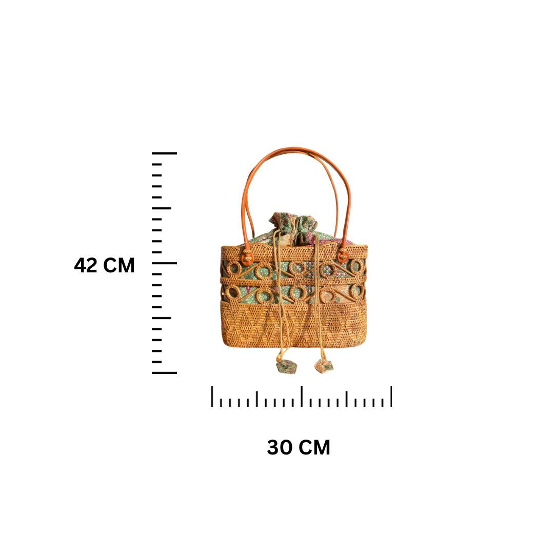 Ata Rattan Bali Bag