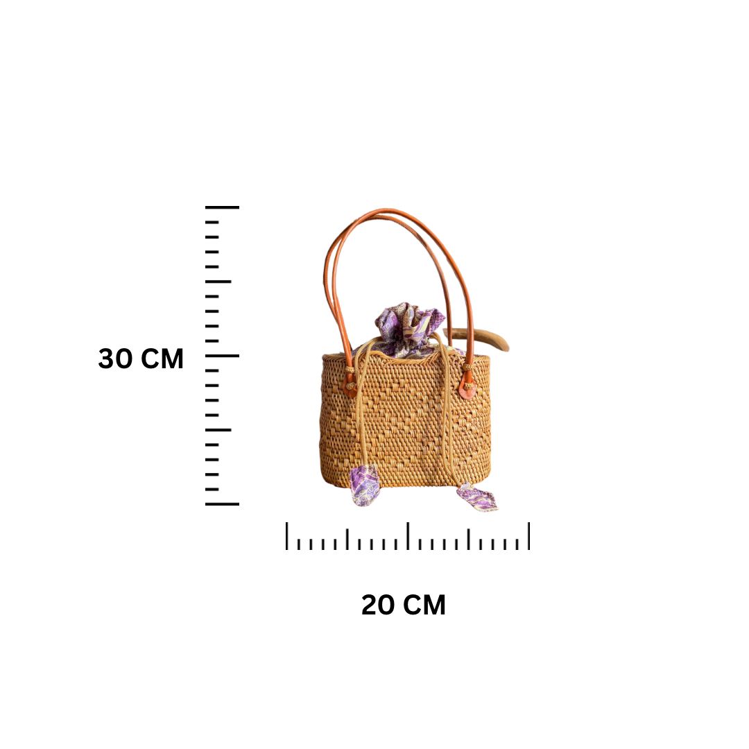 Ata Rattan Bali Bag | Small