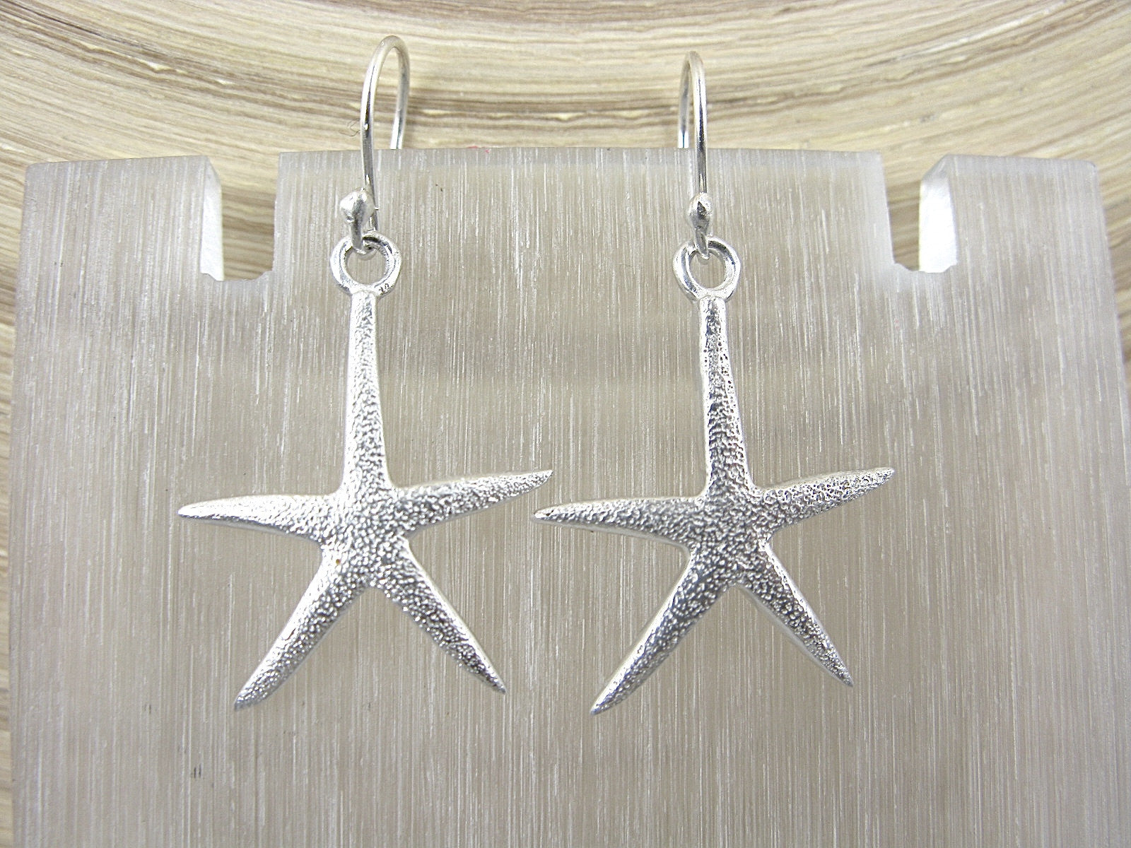 Starfish Matte Earrings in 925 Sterling Silver