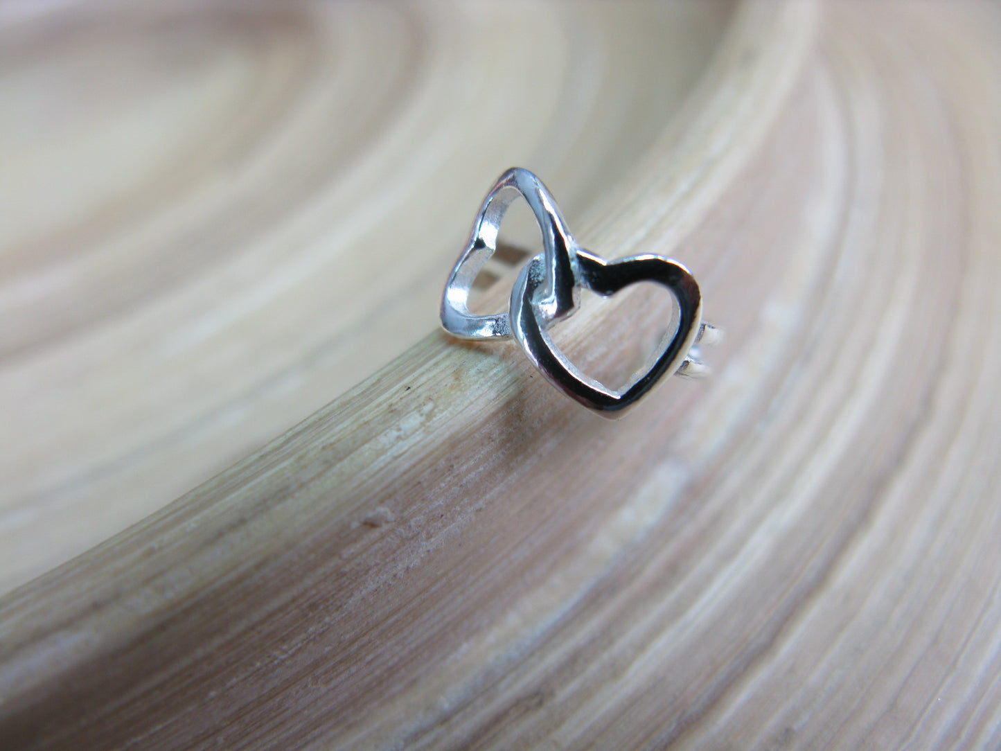 Heart Filigree 925 Sterling Silver Ear Cuff