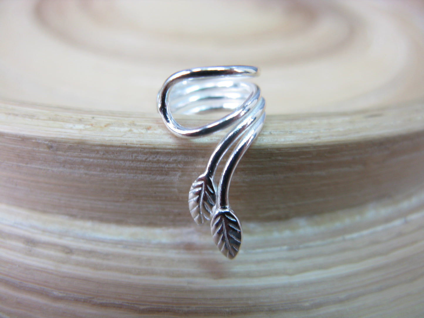 Leaf 925 Sterling Silver Ear Cuff