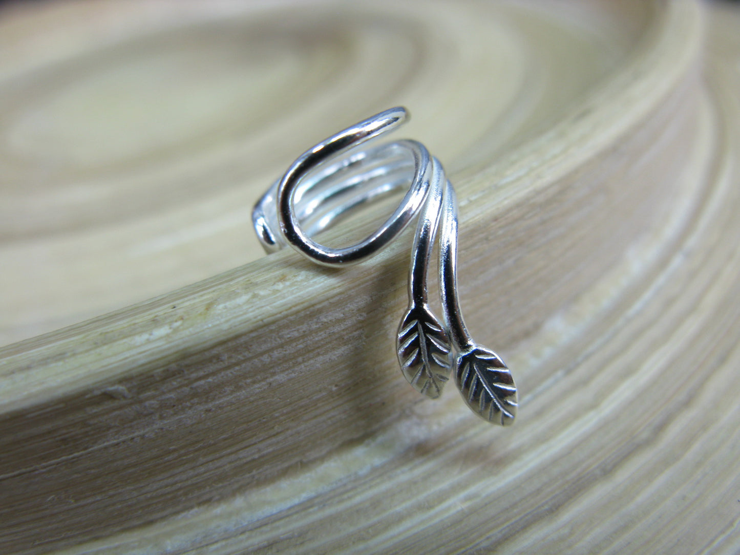 Leaf 925 Sterling Silver Ear Cuff