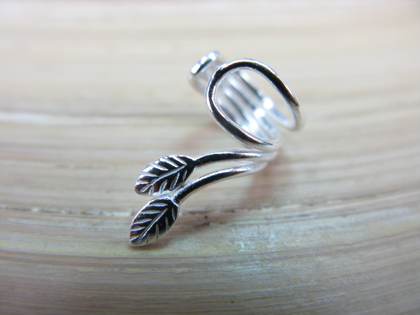 Leaf 925 Sterling Silver Ear Cuff