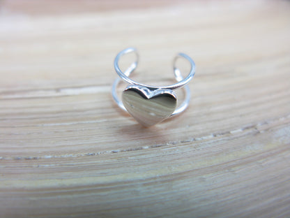 Heart 925 Sterling Silver Ear Cuff