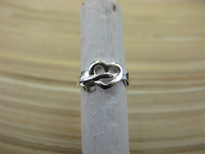 Heart and Arrow 925 Sterling Silver Ear Cuff