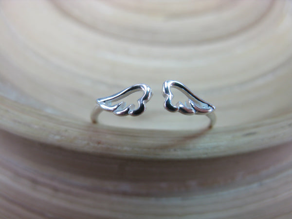 Double Wing Ring in 925 Sterling Silver
