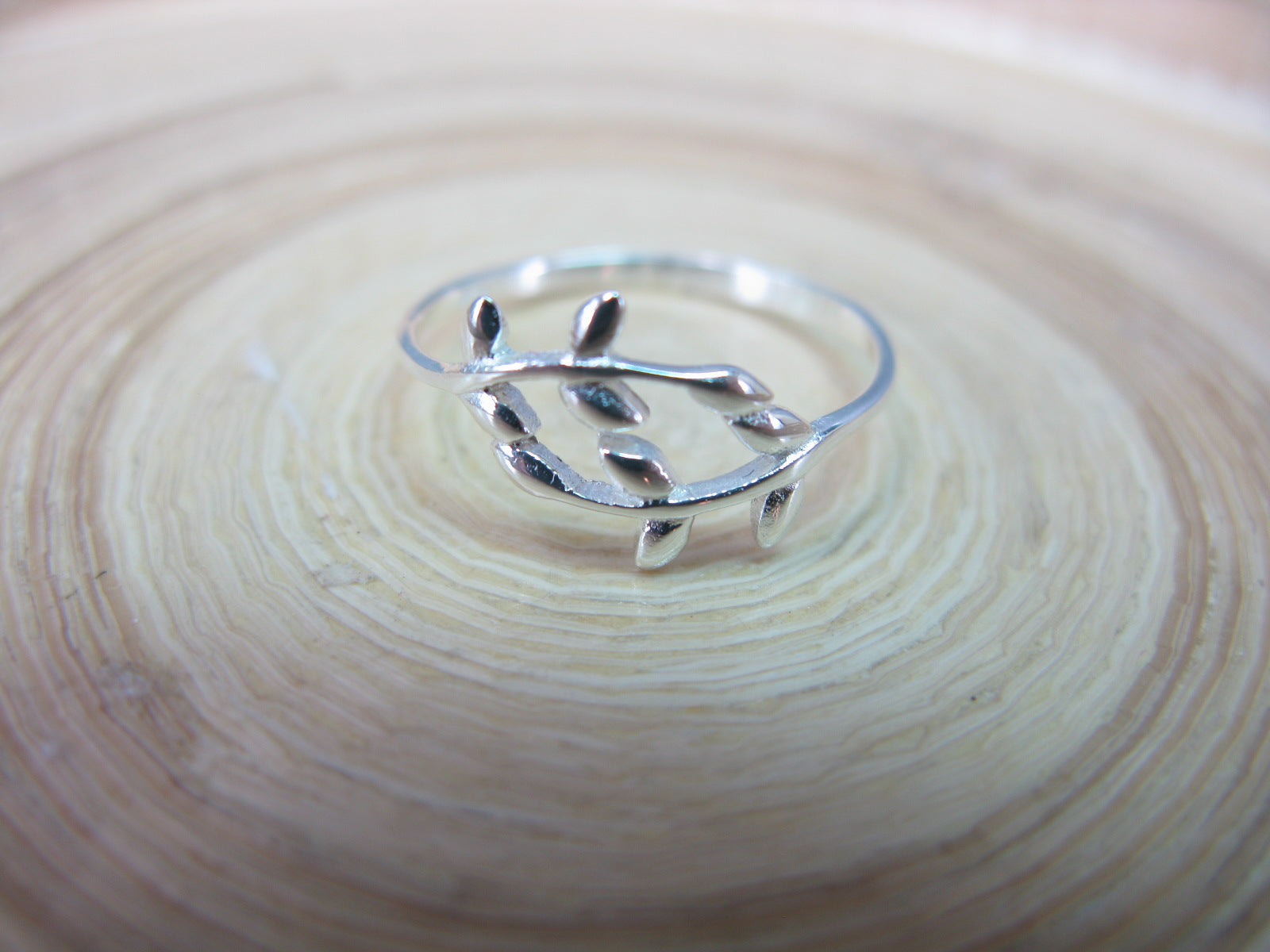 Tree Branch Ring in 925 Sterling Silver