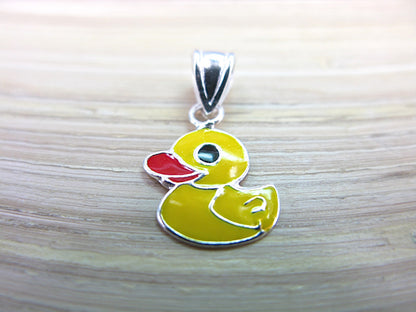 Yellow Duck 925 Sterling Silver Pendant Pendant Faith Owl - Faith Owl