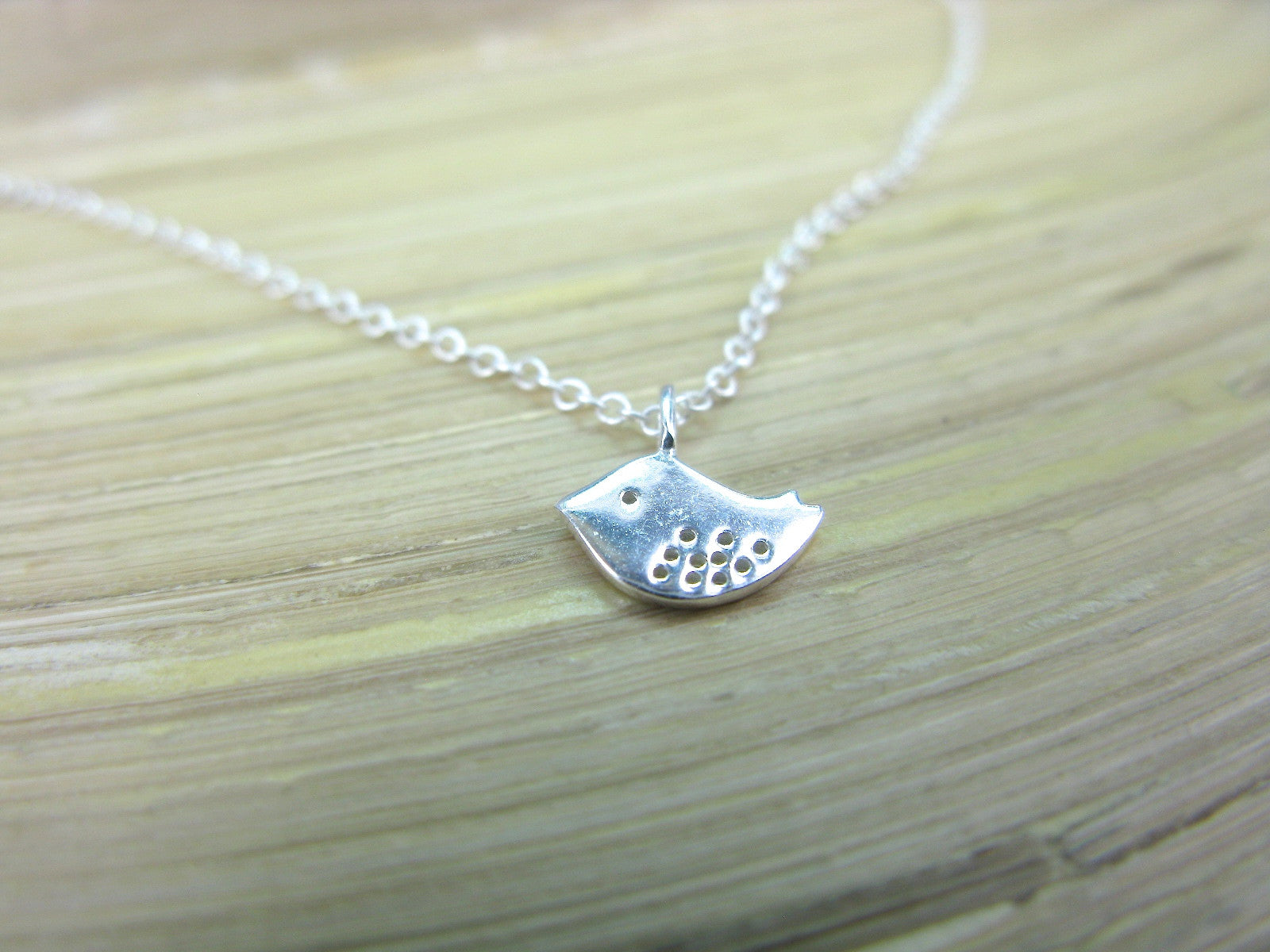 Bird 925 Sterling Silver Chain Necklace Necklace - Faith Owl