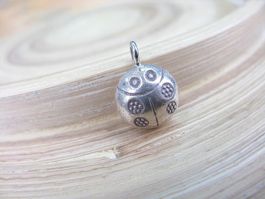 Ladybug 925 Sterling Silver Tribal Charm Pendant Pendant - Faith Owl