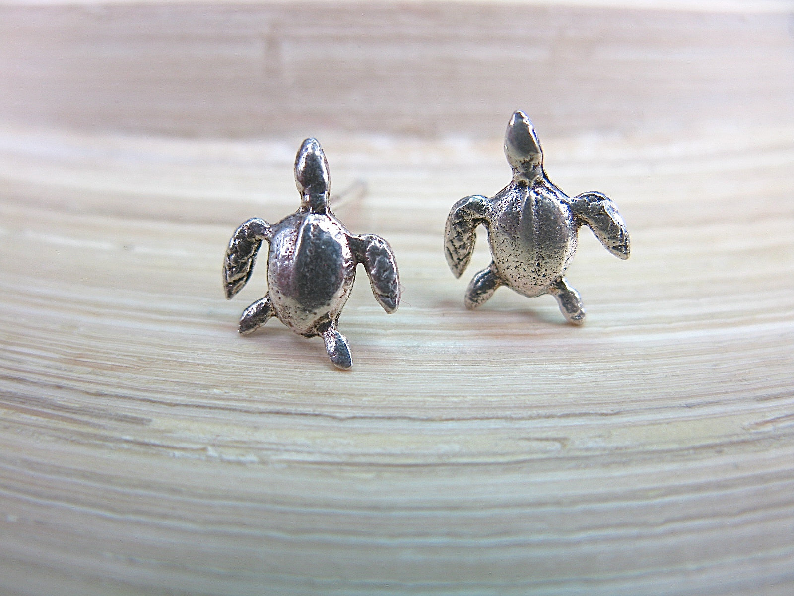 Turtle 925 Sterling Silver Stud Earrings