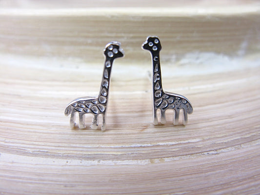 Giraffe 925 Sterling Silver Stud Earrings Stud Faith Owl - Faith Owl