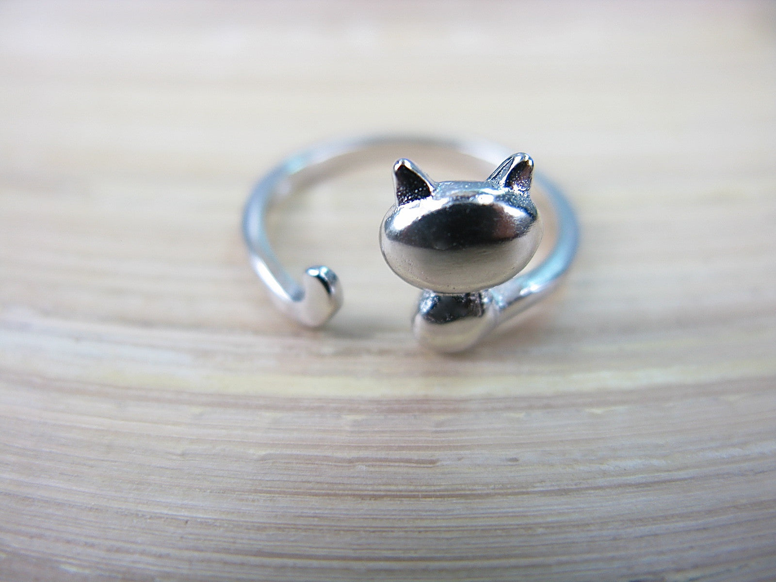 Cat 925 Sterling Silver Ring Ring - Faith Owl