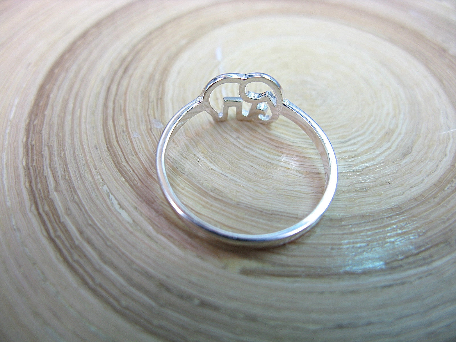 Elephant Filigree 925 Sterling Silver Ring Ring - Faith Owl