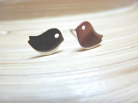 Bird 925 Sterling Silver Stud Earrings Stud - Faith Owl
