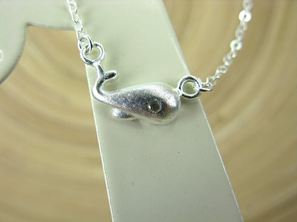 Whale 925 Sterling Silver Pendant Necklace Necklace Faith Owl - Faith Owl