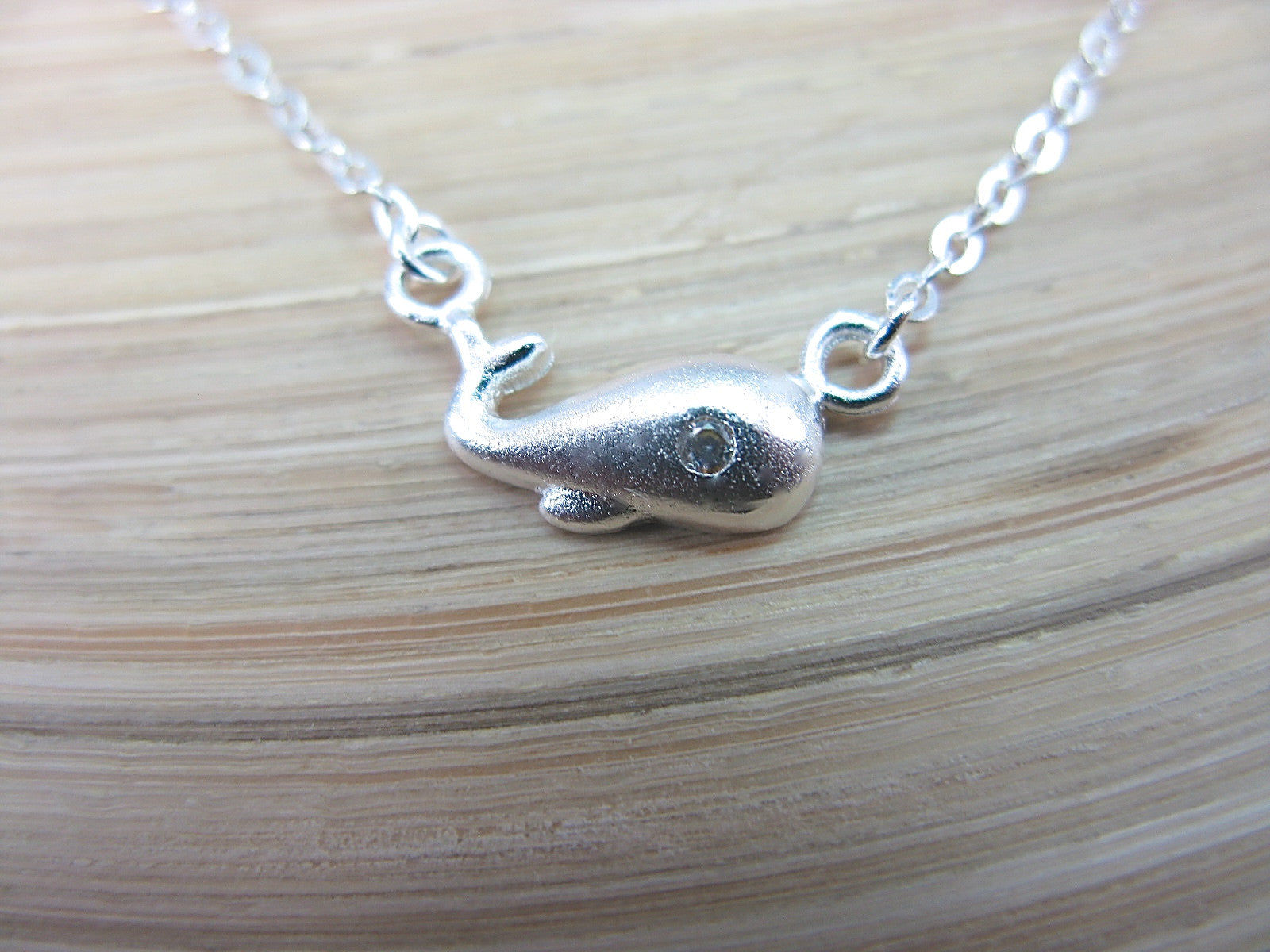 Whale 925 Sterling Silver Pendant Necklace Necklace Faith Owl - Faith Owl