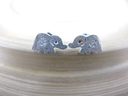 Elephatn 925 Sterling Silver Stud Earrings Stud - Faith Owl