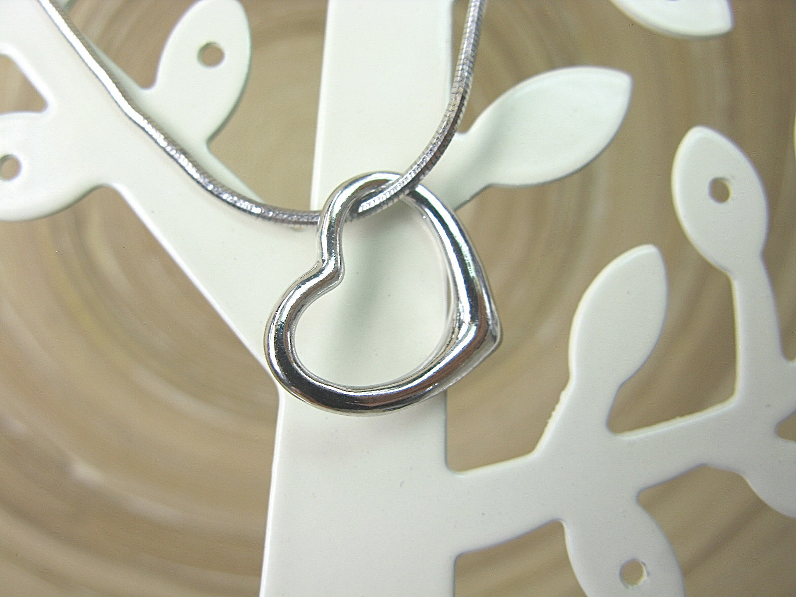 Heart 925 Sterling Silver Pendant Chain Necklace Necklace Faith Owl - Faith Owl