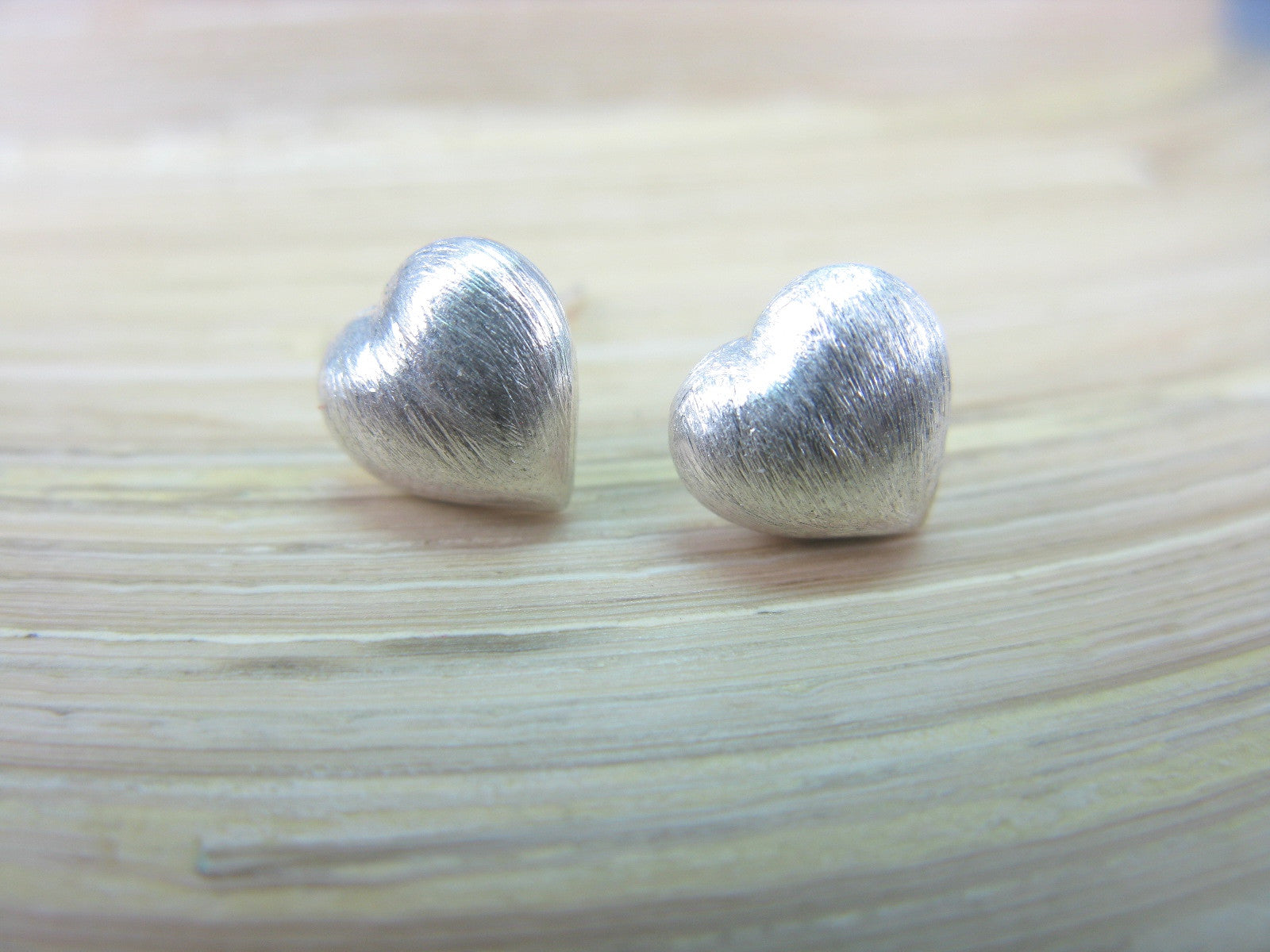 Heart 925 Sterling Silver Stud Earrings Stud - Faith Owl